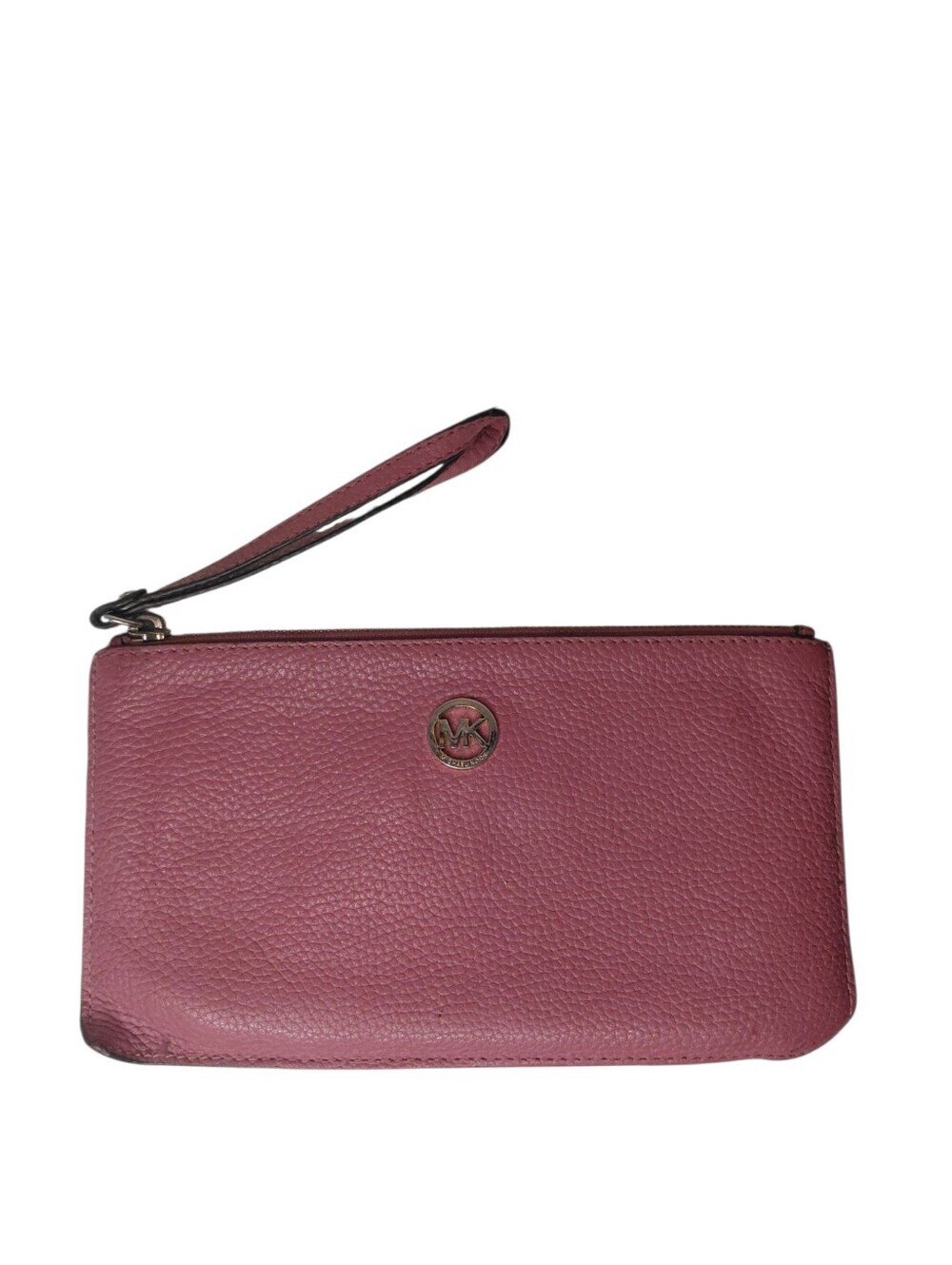 Michael Kors Pink Leather Wristlet Clutch